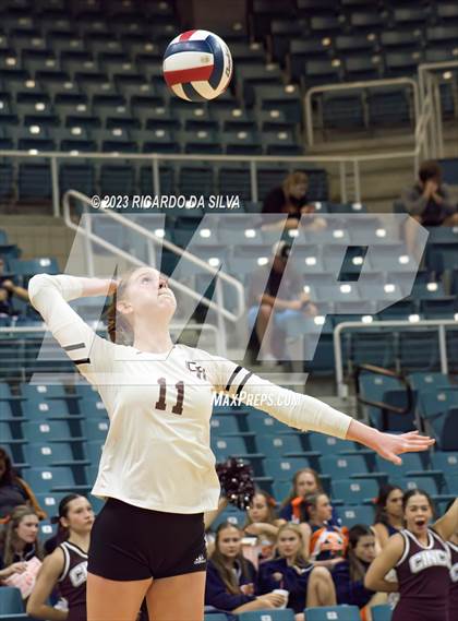 Thumbnail 2 in Cinco Ranch vs Cy-Fair (UIL Volleyball 6A Regional Quarterfinal) photogallery.
