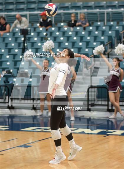 Thumbnail 3 in Cinco Ranch vs Cy-Fair (UIL Volleyball 6A Regional Quarterfinal) photogallery.
