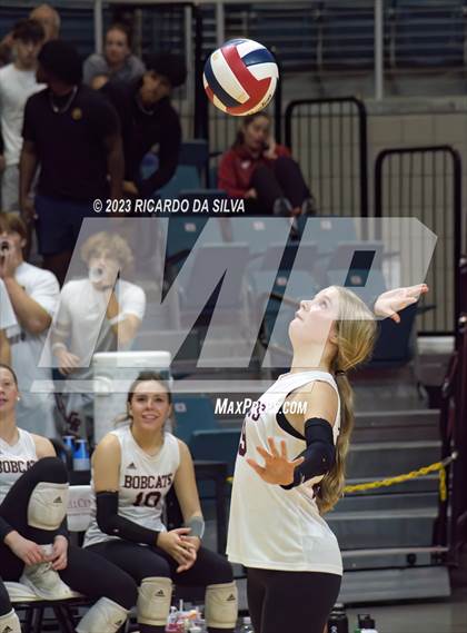 Thumbnail 3 in Cinco Ranch vs Cy-Fair (UIL Volleyball 6A Regional Quarterfinal) photogallery.