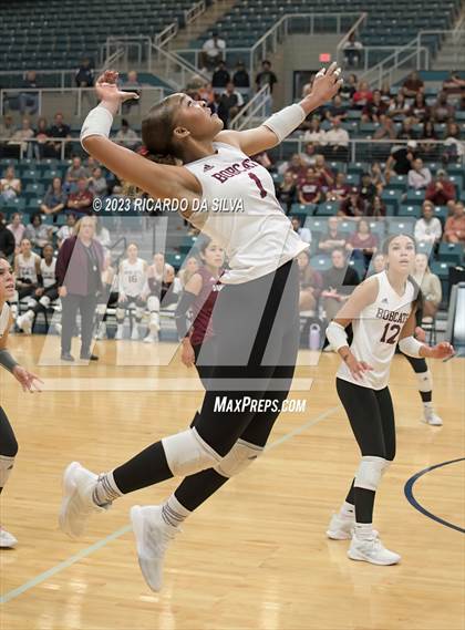 Thumbnail 2 in Cinco Ranch vs Cy-Fair (UIL Volleyball 6A Regional Quarterfinal) photogallery.