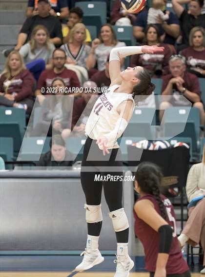 Thumbnail 3 in Cinco Ranch vs Cy-Fair (UIL Volleyball 6A Regional Quarterfinal) photogallery.