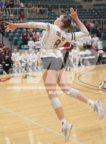 Thumbnail 2 in Cinco Ranch vs Cy-Fair (UIL Volleyball 6A Regional Quarterfinal) photogallery.