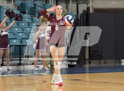 Thumbnail 2 in Cinco Ranch vs Cy-Fair (UIL Volleyball 6A Regional Quarterfinal) photogallery.