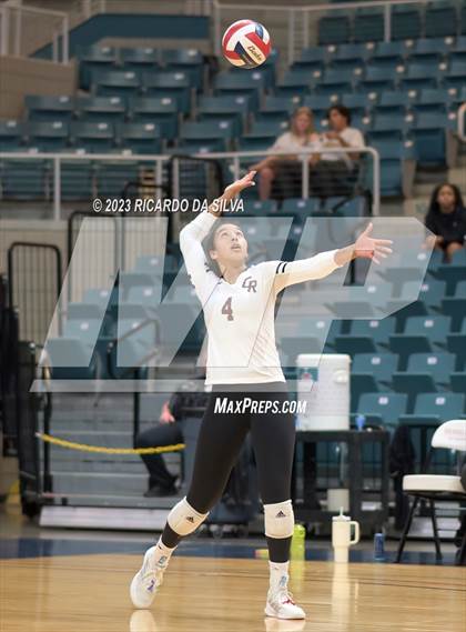 Thumbnail 3 in Cinco Ranch vs Cy-Fair (UIL Volleyball 6A Regional Quarterfinal) photogallery.