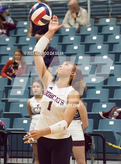 Thumbnail 3 in Cinco Ranch vs Cy-Fair (UIL Volleyball 6A Regional Quarterfinal) photogallery.