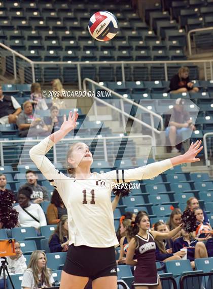 Thumbnail 3 in Cinco Ranch vs Cy-Fair (UIL Volleyball 6A Regional Quarterfinal) photogallery.