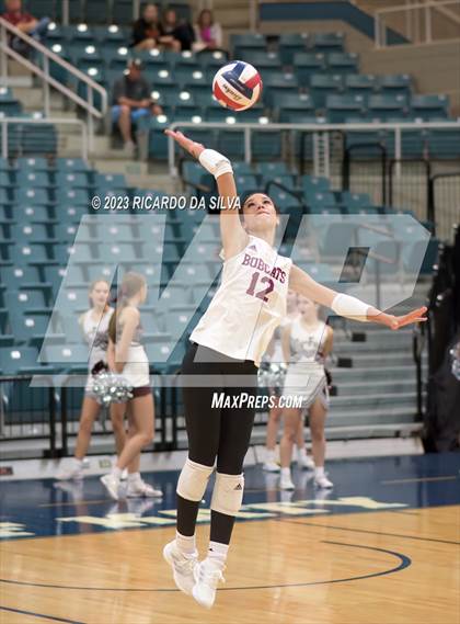 Thumbnail 1 in Cinco Ranch vs Cy-Fair (UIL Volleyball 6A Regional Quarterfinal) photogallery.
