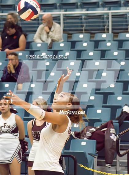 Thumbnail 2 in Cinco Ranch vs Cy-Fair (UIL Volleyball 6A Regional Quarterfinal) photogallery.