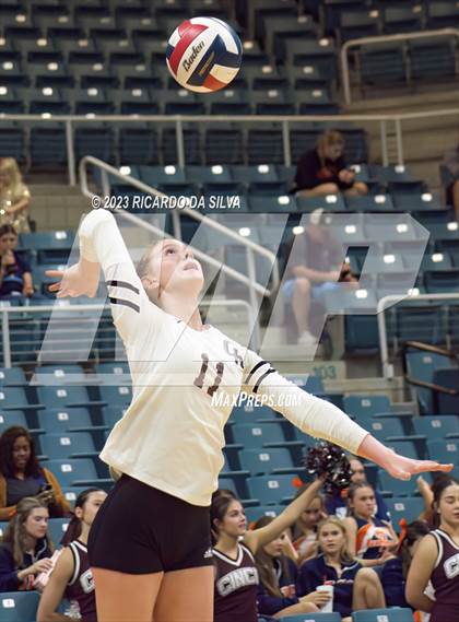 Thumbnail 1 in Cinco Ranch vs Cy-Fair (UIL Volleyball 6A Regional Quarterfinal) photogallery.