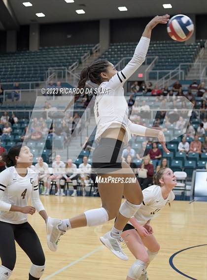 Thumbnail 1 in Cinco Ranch vs Cy-Fair (UIL Volleyball 6A Regional Quarterfinal) photogallery.