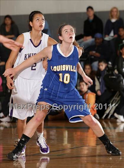Thumbnail 3 in Louisville vs. Los Angeles Baptist (Providence Tournmanent) photogallery.