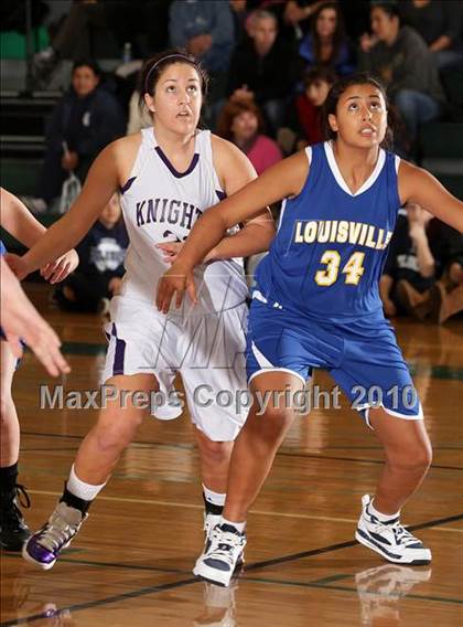 Thumbnail 1 in Louisville vs. Los Angeles Baptist (Providence Tournmanent) photogallery.