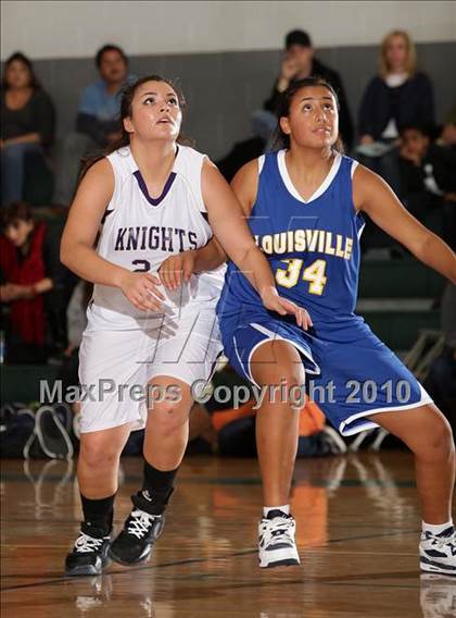 Thumbnail 1 in Louisville vs. Los Angeles Baptist (Providence Tournmanent) photogallery.