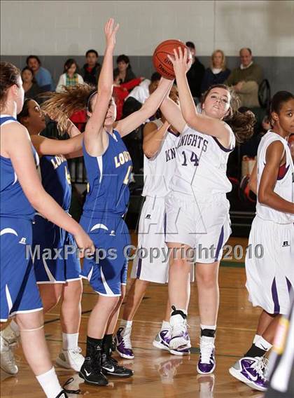 Thumbnail 2 in Louisville vs. Los Angeles Baptist (Providence Tournmanent) photogallery.
