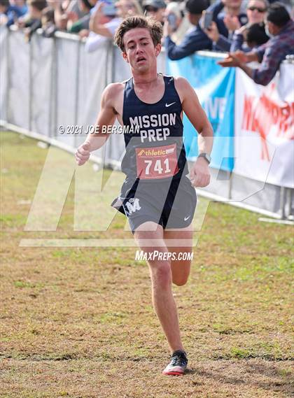 Thumbnail 2 in CIF Central Section Cross Country Championships (Boys D4 Race) photogallery.