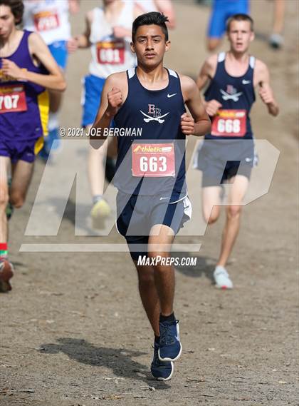 Thumbnail 2 in CIF Central Section Cross Country Championships (Boys D4 Race) photogallery.