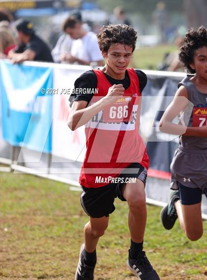 Thumbnail 3 in CIF Central Section Cross Country Championships (Boys D4 Race) photogallery.