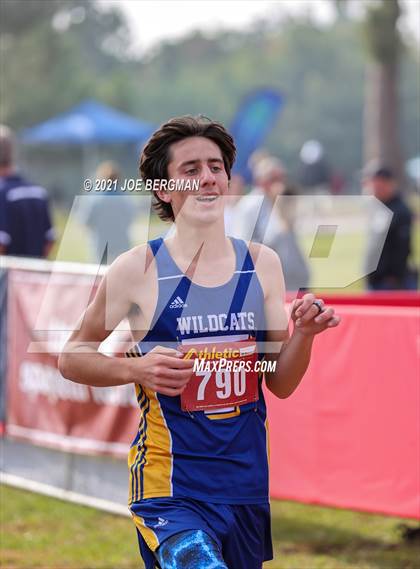 Thumbnail 3 in CIF Central Section Cross Country Championships (Boys D4 Race) photogallery.
