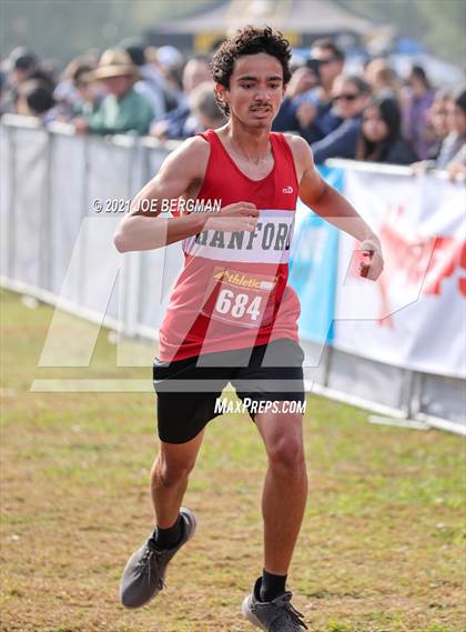 Thumbnail 2 in CIF Central Section Cross Country Championships (Boys D4 Race) photogallery.