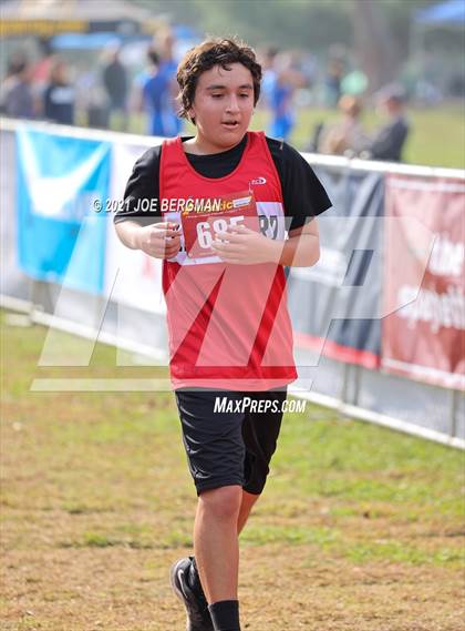 Thumbnail 2 in CIF Central Section Cross Country Championships (Boys D4 Race) photogallery.