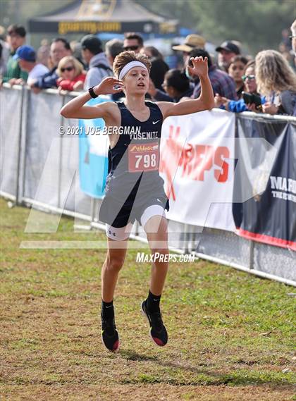 Thumbnail 1 in CIF Central Section Cross Country Championships (Boys D4 Race) photogallery.