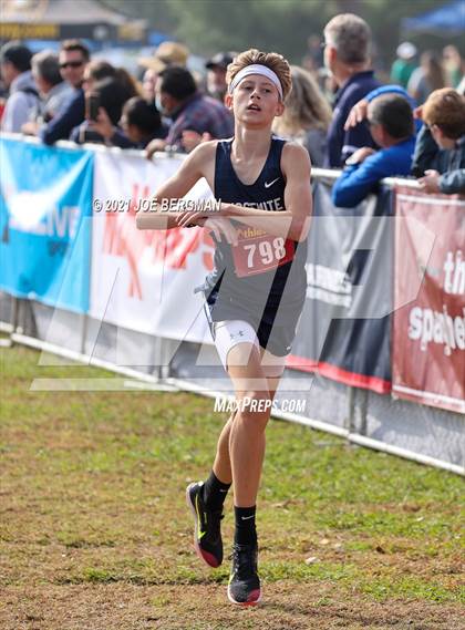 Thumbnail 2 in CIF Central Section Cross Country Championships (Boys D4 Race) photogallery.