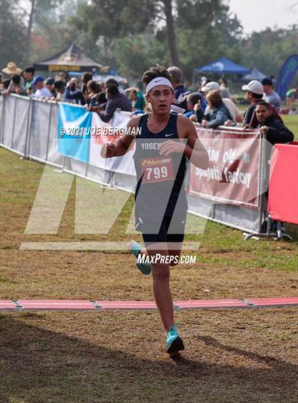 Thumbnail 3 in CIF Central Section Cross Country Championships (Boys D4 Race) photogallery.