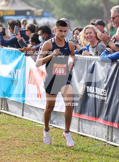 Thumbnail 2 in CIF Central Section Cross Country Championships (Boys D4 Race) photogallery.