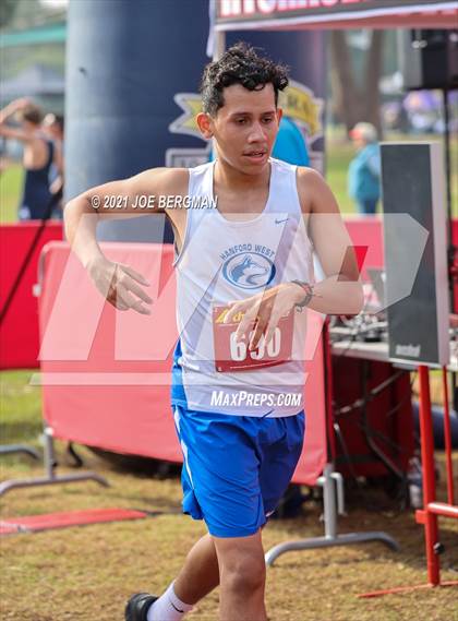 Thumbnail 2 in CIF Central Section Cross Country Championships (Boys D4 Race) photogallery.