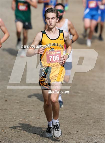 Thumbnail 2 in CIF Central Section Cross Country Championships (Boys D4 Race) photogallery.