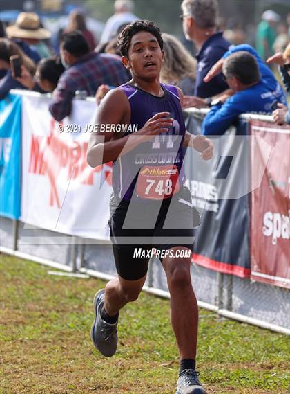 Thumbnail 2 in CIF Central Section Cross Country Championships (Boys D4 Race) photogallery.