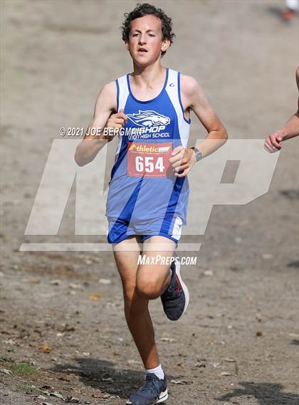 Thumbnail 3 in CIF Central Section Cross Country Championships (Boys D4 Race) photogallery.