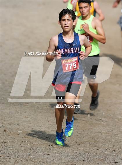 Thumbnail 1 in CIF Central Section Cross Country Championships (Boys D4 Race) photogallery.