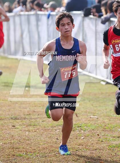 Thumbnail 2 in CIF Central Section Cross Country Championships (Boys D4 Race) photogallery.