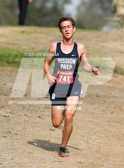 Thumbnail 2 in CIF Central Section Cross Country Championships (Boys D4 Race) photogallery.