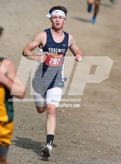 Thumbnail 2 in CIF Central Section Cross Country Championships (Boys D4 Race) photogallery.