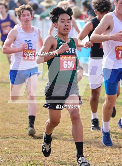 Thumbnail 2 in CIF Central Section Cross Country Championships (Boys D4 Race) photogallery.