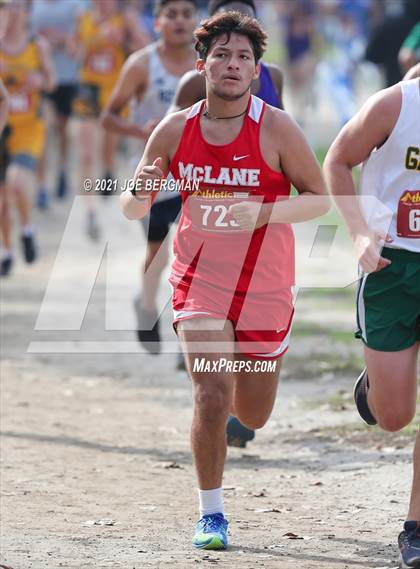 Thumbnail 2 in CIF Central Section Cross Country Championships (Boys D4 Race) photogallery.