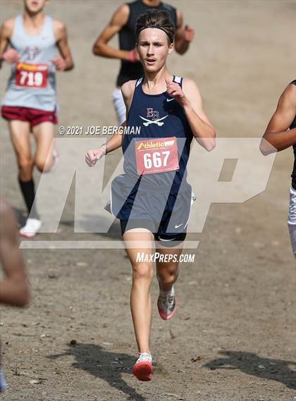 Thumbnail 2 in CIF Central Section Cross Country Championships (Boys D4 Race) photogallery.