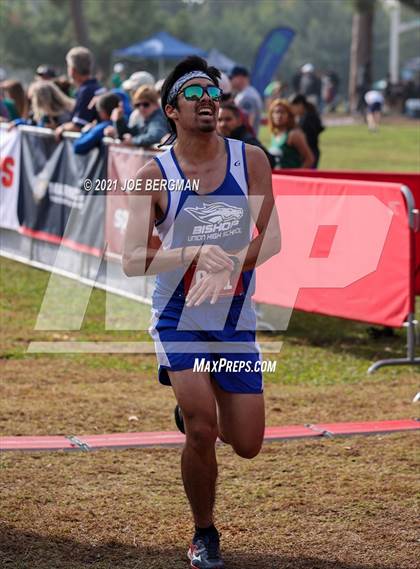 Thumbnail 2 in CIF Central Section Cross Country Championships (Boys D4 Race) photogallery.