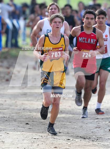 Thumbnail 2 in CIF Central Section Cross Country Championships (Boys D4 Race) photogallery.
