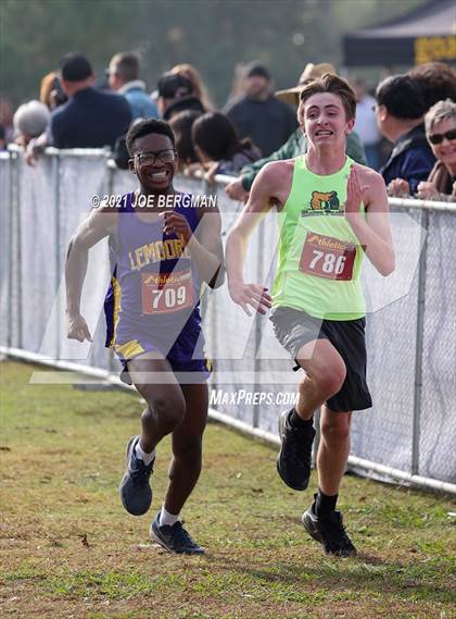 Thumbnail 2 in CIF Central Section Cross Country Championships (Boys D4 Race) photogallery.