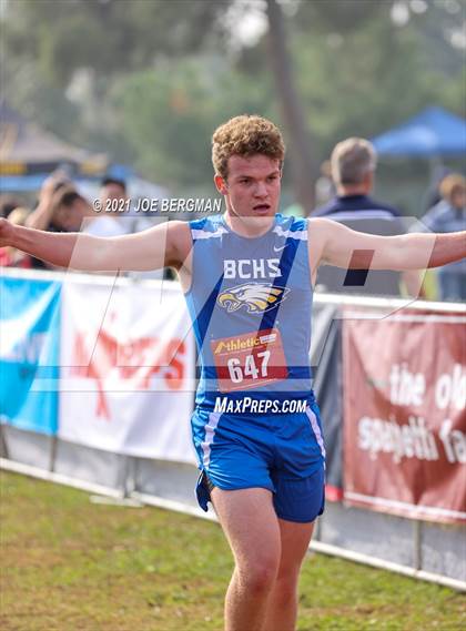 Thumbnail 2 in CIF Central Section Cross Country Championships (Boys D4 Race) photogallery.