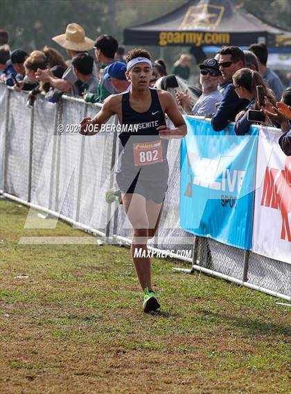 Thumbnail 2 in CIF Central Section Cross Country Championships (Boys D4 Race) photogallery.