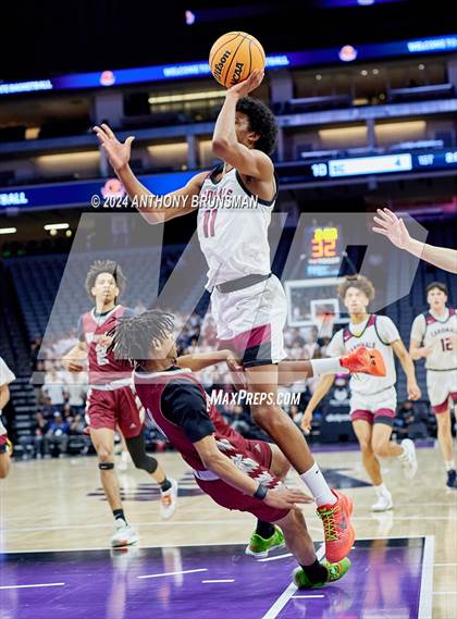 Thumbnail 1 in Bishop Alemany vs Santa Cruz (CIF State D3 Final) photogallery.