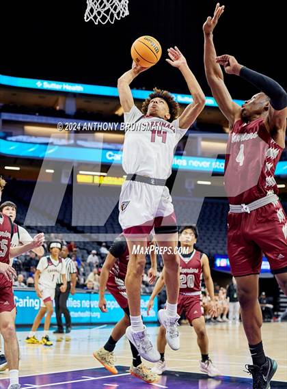 Thumbnail 1 in Bishop Alemany vs Santa Cruz (CIF State D3 Final) photogallery.