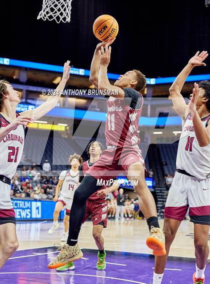 Thumbnail 2 in Bishop Alemany vs Santa Cruz (CIF State D3 Final) photogallery.