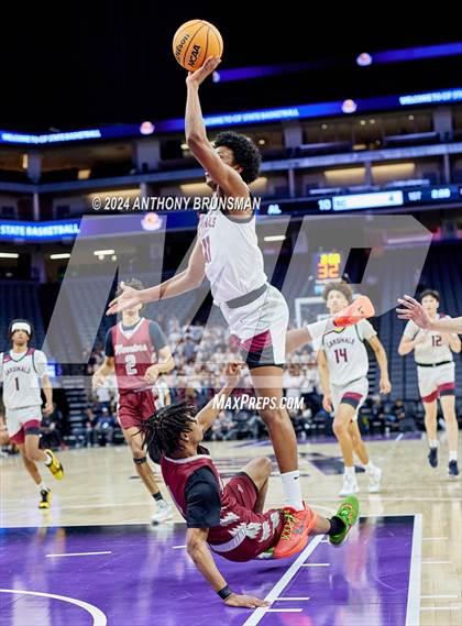 Thumbnail 2 in Bishop Alemany vs Santa Cruz (CIF State D3 Final) photogallery.