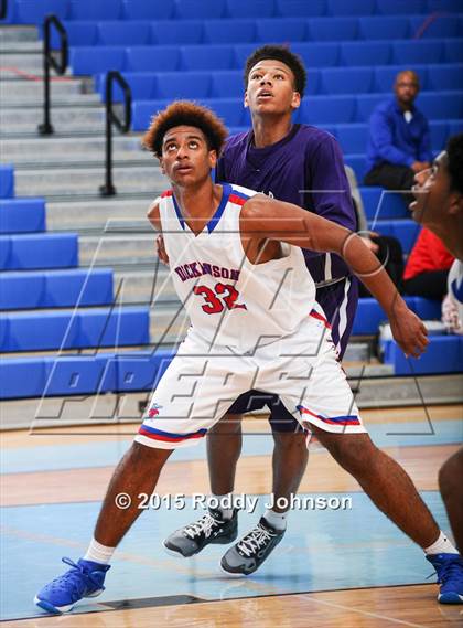 Thumbnail 1 in Dickinson vs. Humble (McDonald's Texas Invitational) photogallery.