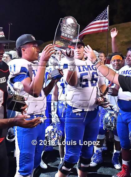 Thumbnail 2 in Centennial vs. IMG Academy (Honor Bowl Series) photogallery.